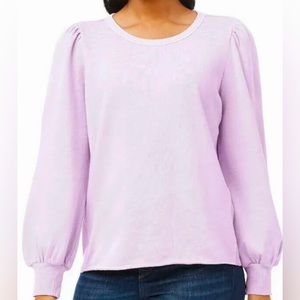 Members Mark Fashion Sleeves Women’s sweatshirt - Wisteria (light purple) XXL